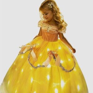 Yellow Light-Up Princess Dress